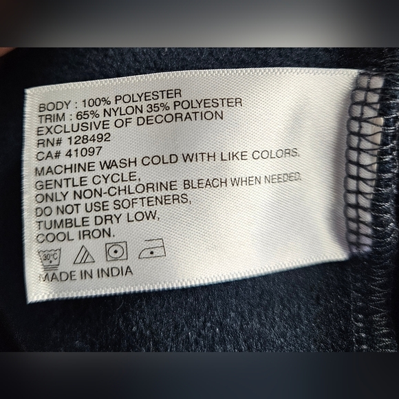 Ridgecut Toughwear Blue Quarter-Zip Performance Pullover Chest Pocket Size L - Picture 6 of 16